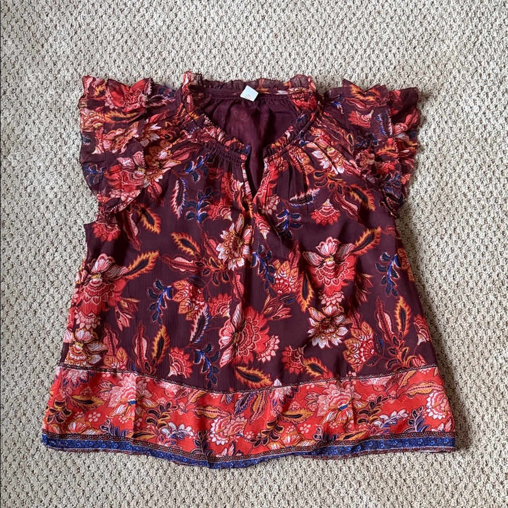 ‼️ Old Navy Floral Ruffle Top ‼️